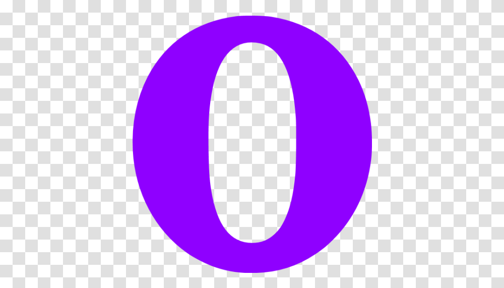 Violet Opera Icon Free Violet Browser Icons Circle, Number, Symbol, Text, Alphabet Transparent Png