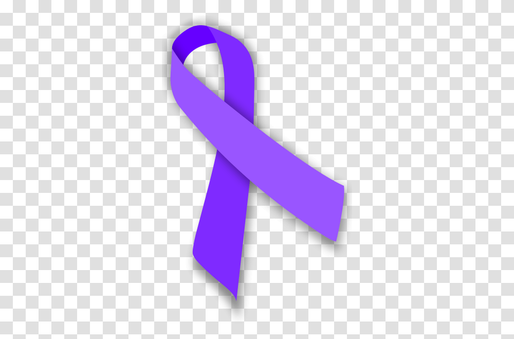 Violet Ribbon Is The Sign For Hodgkins Lymphomma For Me, Purple, Sash, Light Transparent Png