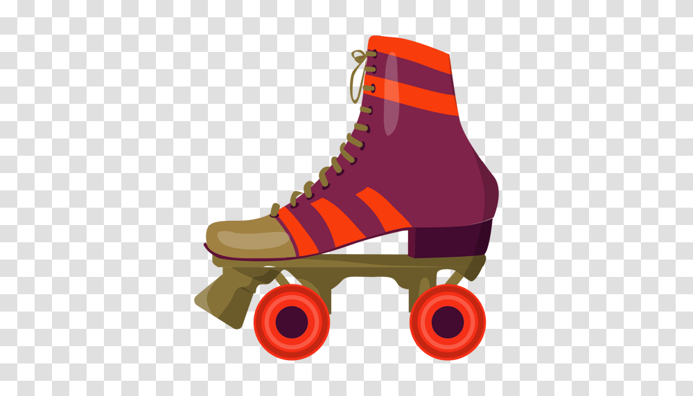 Violet Roller Skate Shoe, Footwear, Apparel, Skating Transparent Png