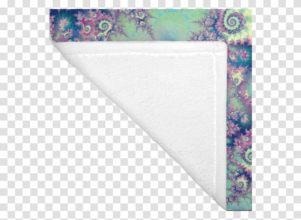Violet Teal Sea Shells Abstract Underwater Forest Patchwork, Rug, Triangle, Napkin Transparent Png