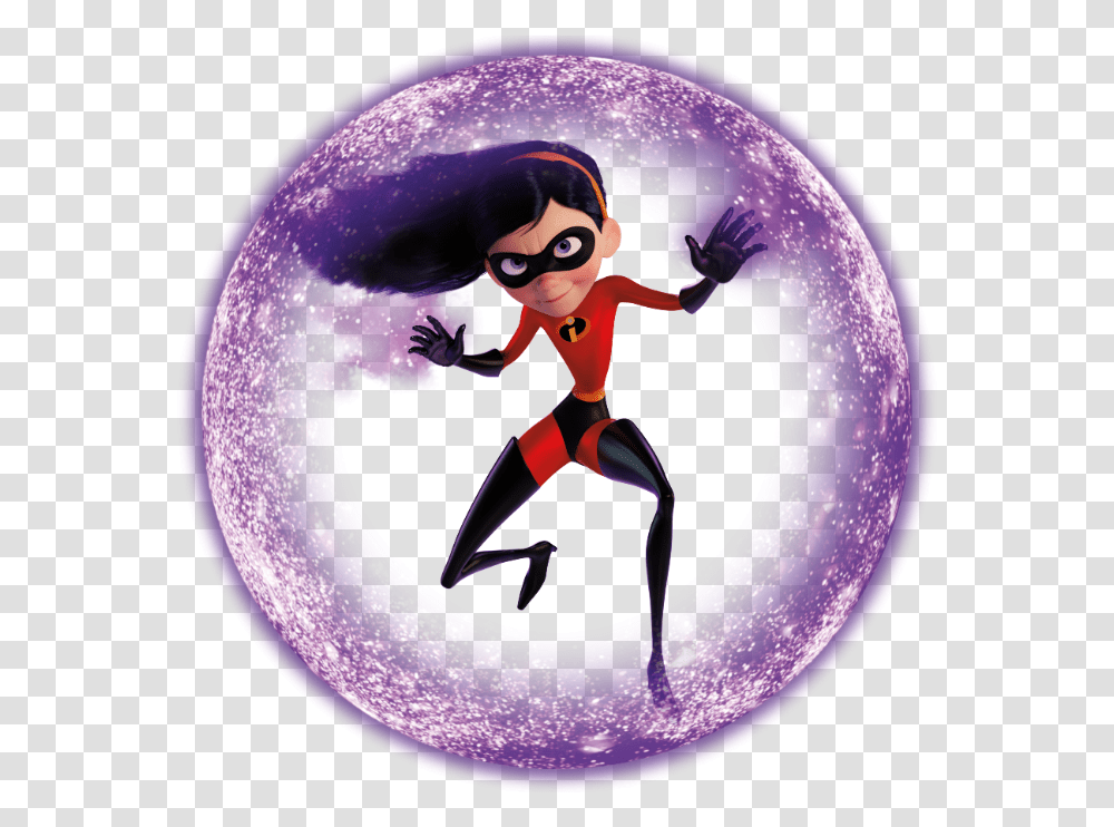 Violet The Incredible 2 Incredibles Violet Force Field, Person, Performer, Sphere, Leisure Activities Transparent Png