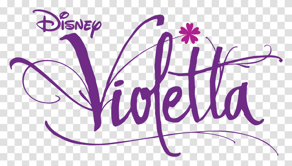Violetta Purple Logo Of Disney Anime Free Image Violetta Logo, Text, Handwriting, Label, Calligraphy Transparent Png