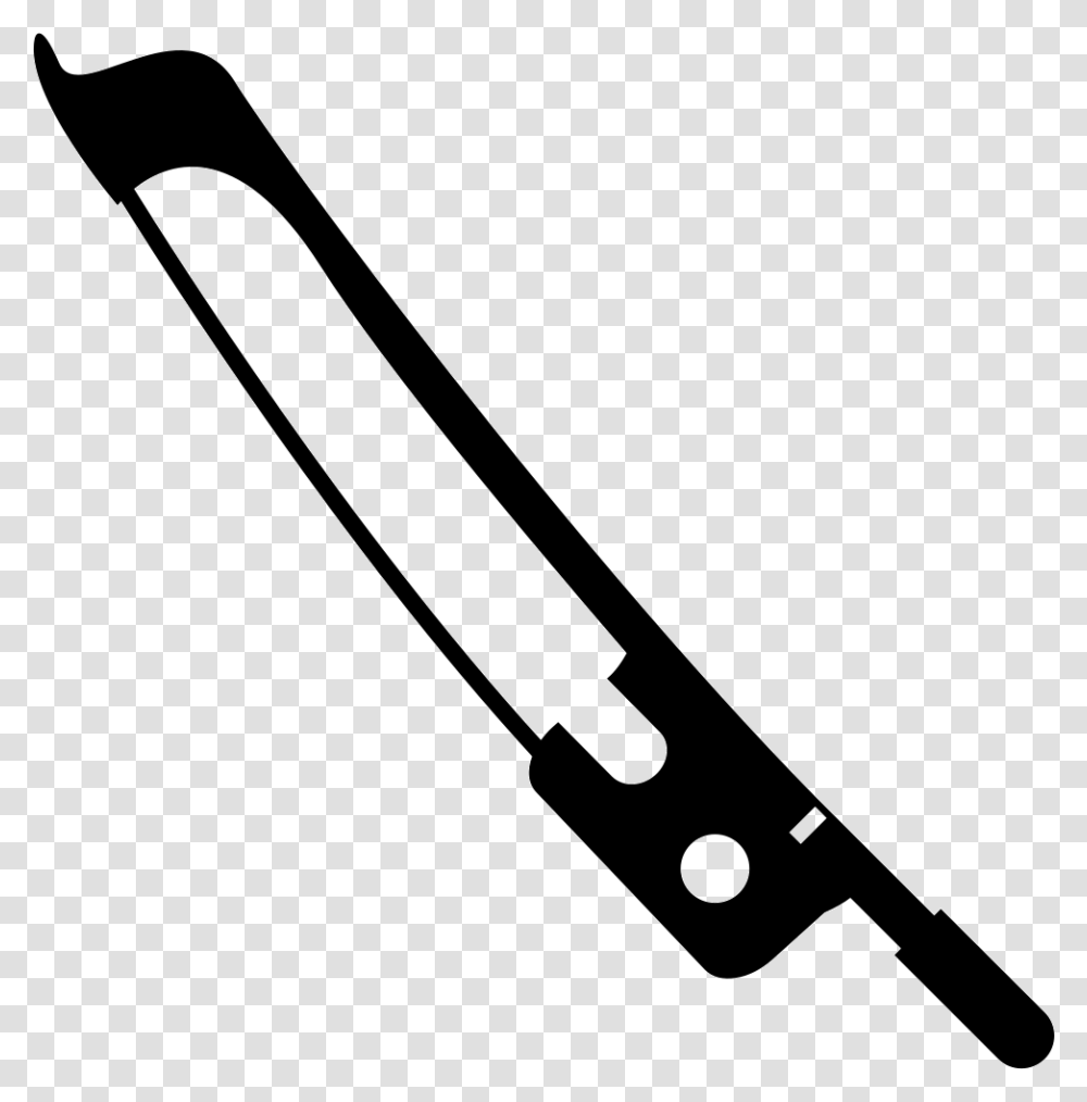 Violin Bow With String Arco De Violin Dibujo, Tool, Shovel, Cutlery, Can Opener Transparent Png