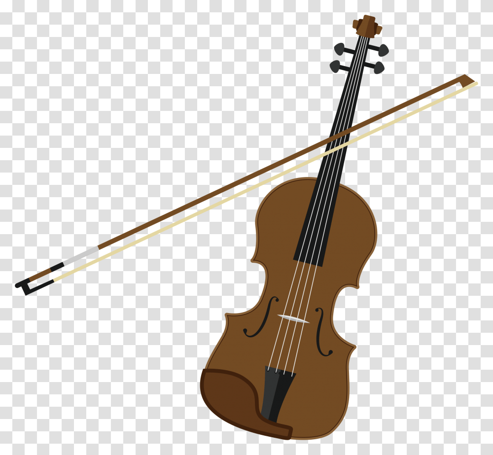 Violin Clipart Violin And Bow Clipart, Leisure Activities, Musical Instrument, Fiddle, Viola Transparent Png