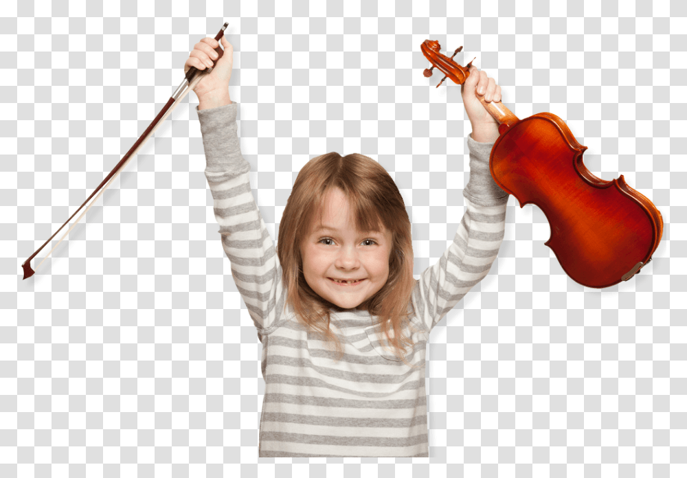 Violin Girl Violin Children, Person, Human, Finger, Leisure Activities Transparent Png
