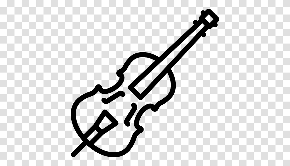 Violin Icon, Gray, World Of Warcraft Transparent Png
