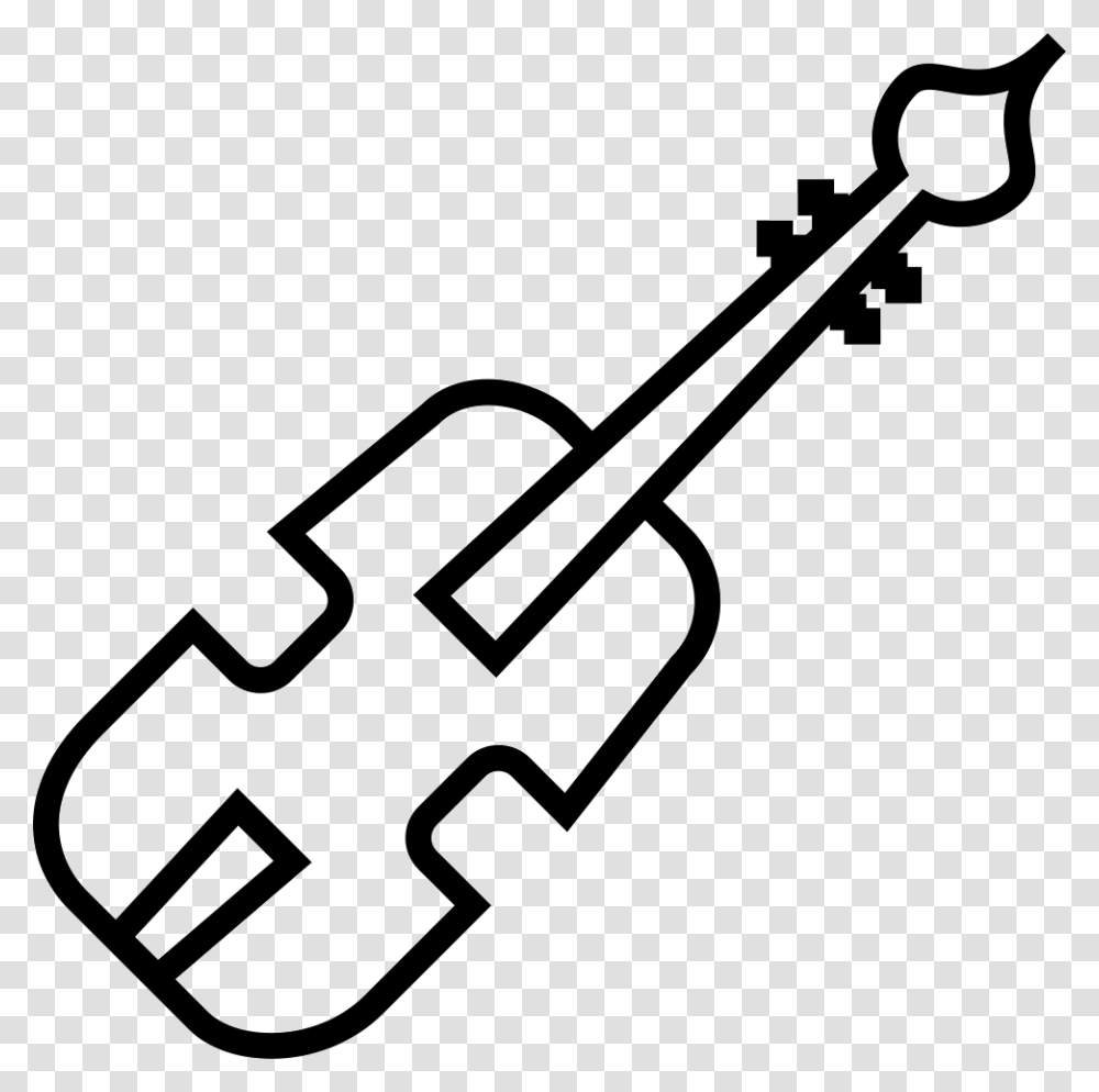 Violin, Shovel, Tool, Stencil, Lawn Mower Transparent Png