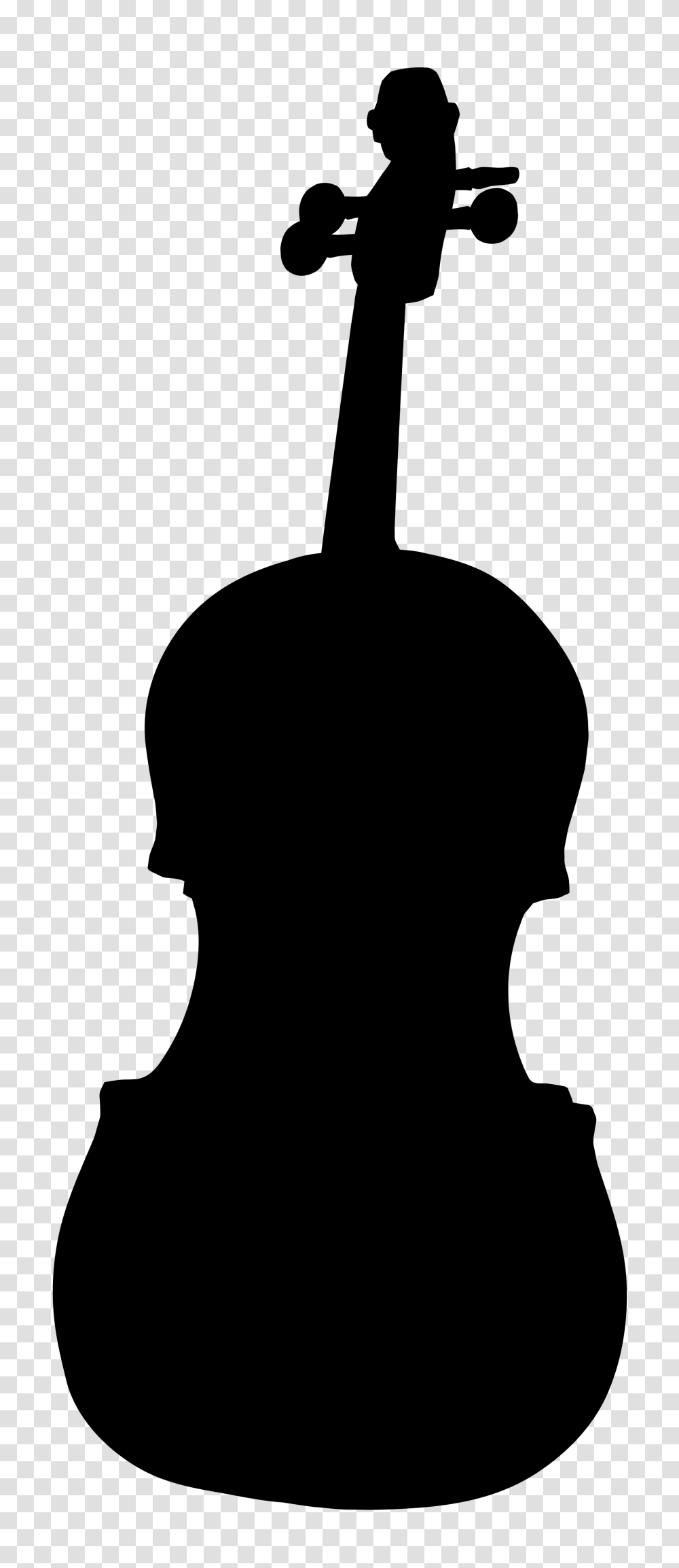 Violin Silhouette, Gray, World Of Warcraft Transparent Png
