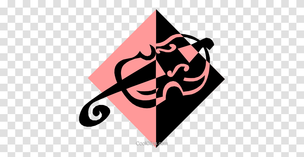 Violin Symbol Royalty Free Vector Clip Art Illustration, Triangle, Logo, Heart Transparent Png