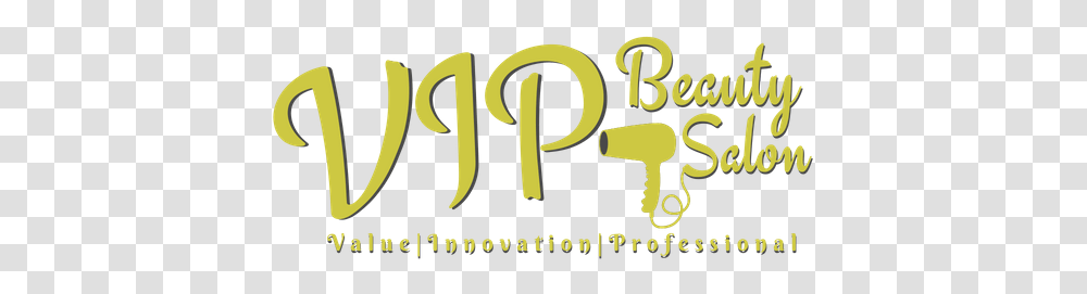 Vip Beauty Salon Logo Calligraphy, Text, Number, Symbol, Alphabet Transparent Png