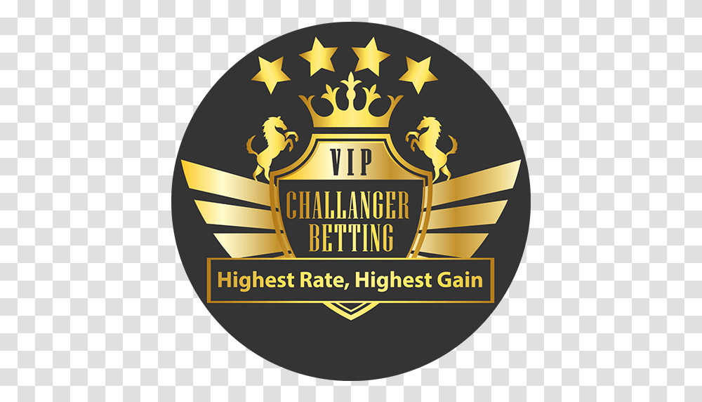 Vip Challenger Betting Language, Logo, Symbol, Trademark, Badge Transparent Png