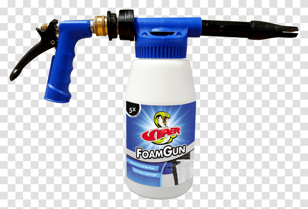 Viper Brite Coil Cleaning Spray Gun Viper Coil Gun, Label, Power Drill, Tool Transparent Png