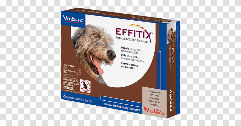 Virbac Effix Flea And Tick For Dogs Under 10 Lb, Mammal, Animal, Id Cards Transparent Png