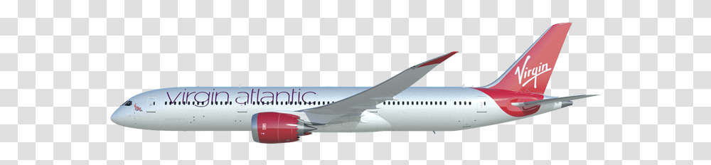 Virgin Atlantic Plane, Airplane, Aircraft, Vehicle, Transportation Transparent Png