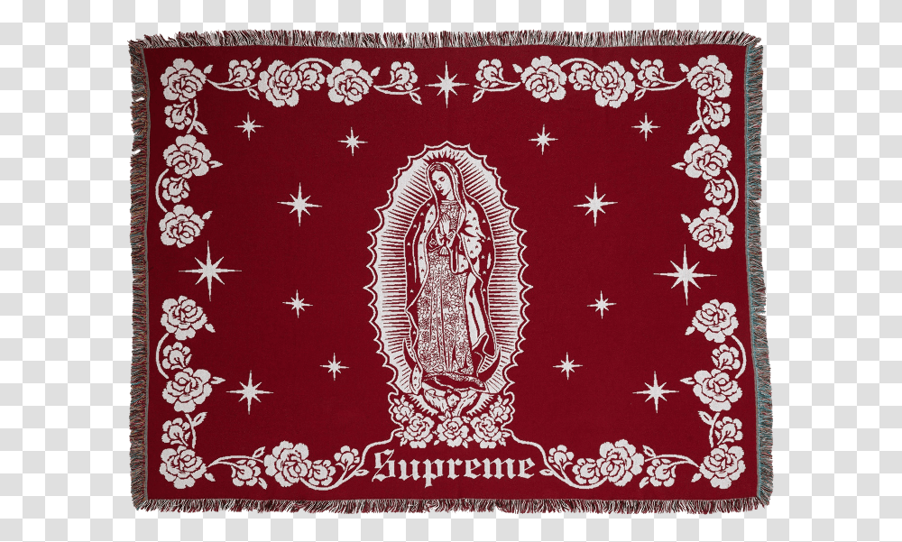 Virgin Mary Blanket Supreme, Rug, Apparel, Floral Design Transparent Png