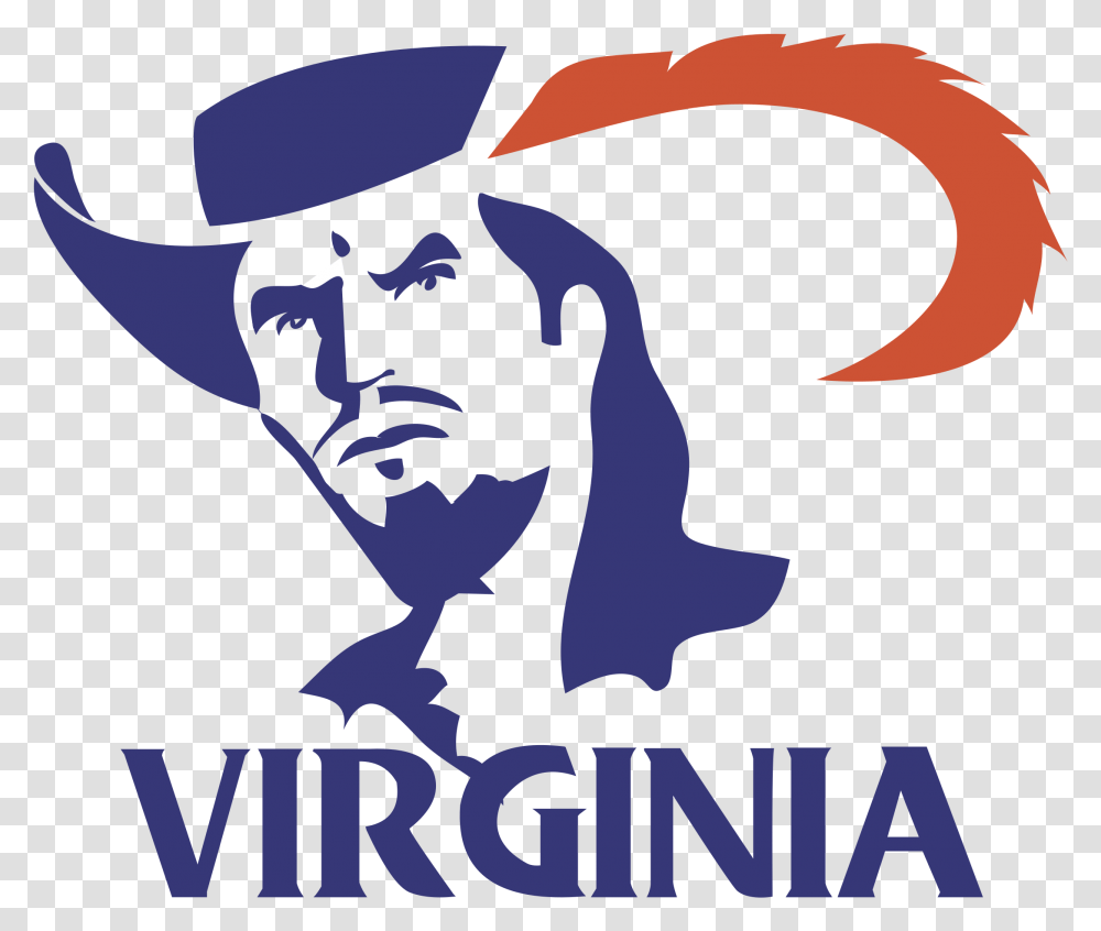 Virginia Cavaliers Logo Uva Cavalier Logo, Person, Human Transparent Png