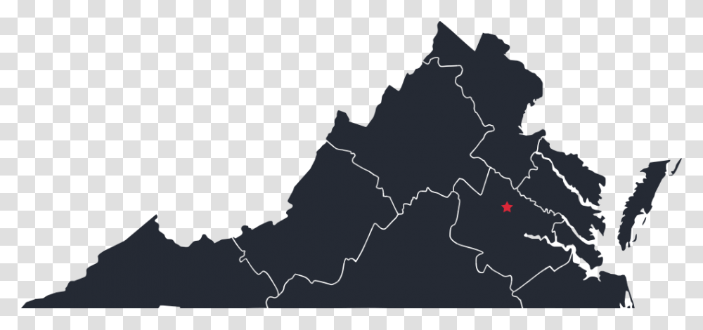 Virginia Congressional Districts By Party, Map, Diagram, Plot, Atlas Transparent Png