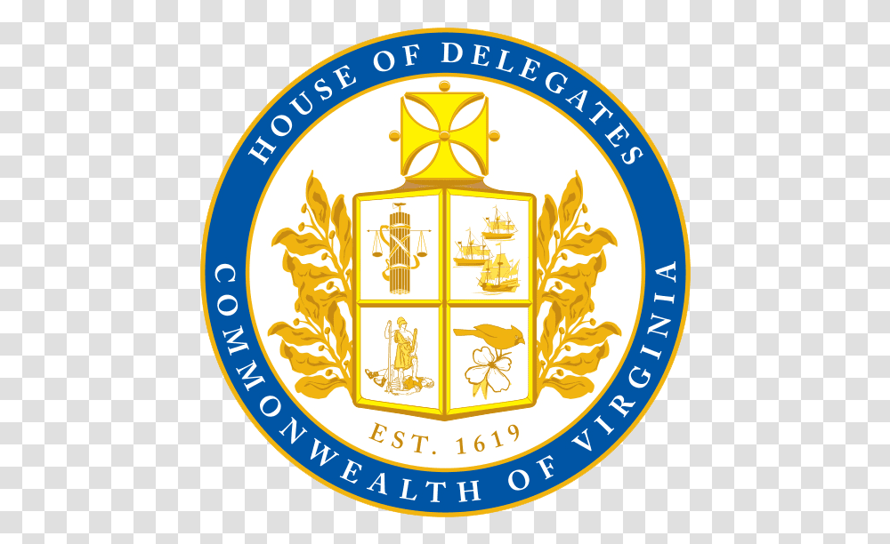 Virginia House Of Delegates Logo, Emblem, Badge, Outdoors Transparent Png