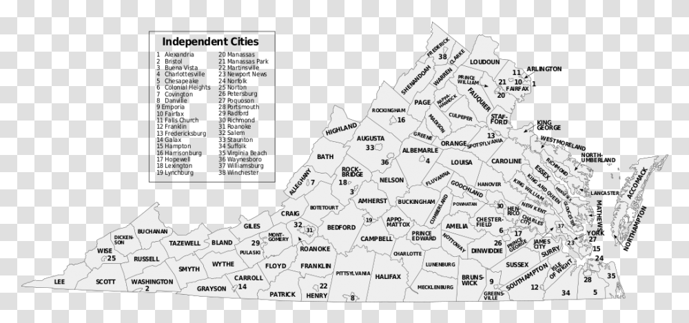 Virginia Outline Map Of Virginia 2018, Plot, Diagram, Atlas, Triangle Transparent Png