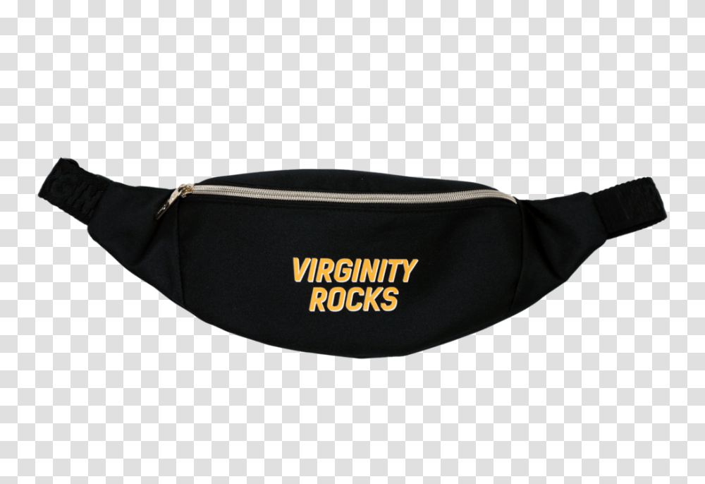 Virginity Rocks Black Fanny Pack, Strap, Apparel, Baseball Cap Transparent Png