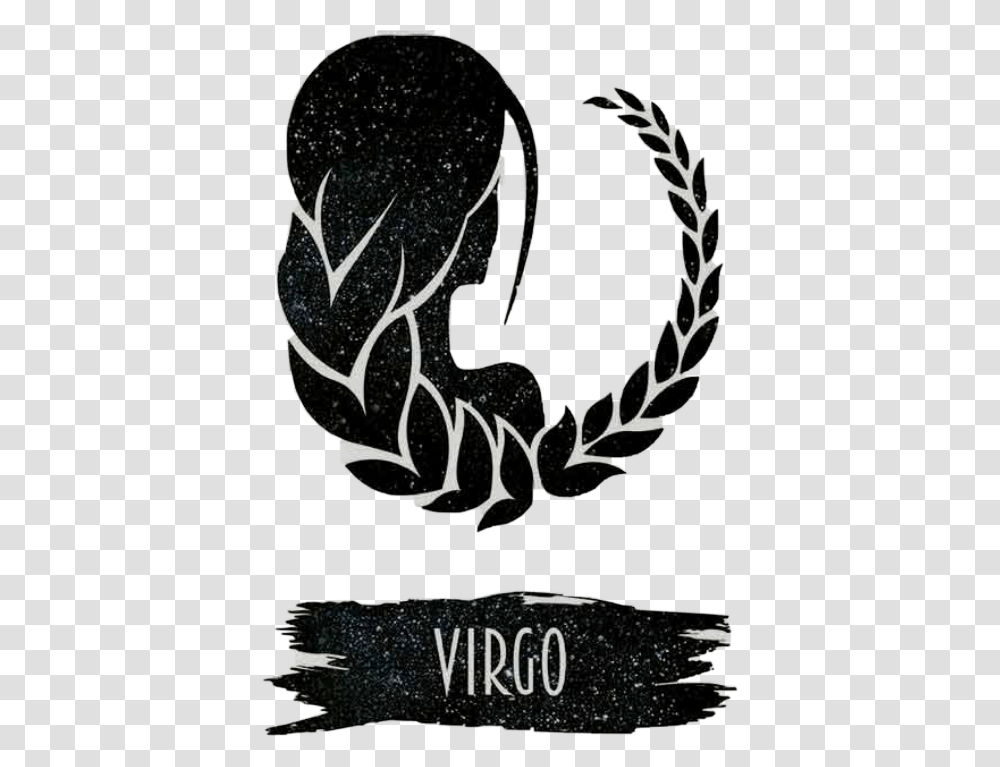 Virgo Clipart Virgo Tattoo, Poster, Stencil Transparent Png