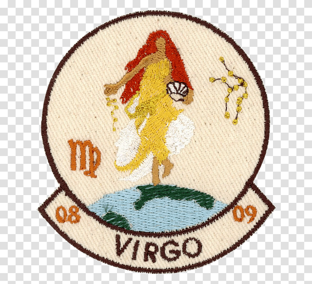 Virgo Patchyalater Patches Embroidered Patch, Rug, Embroidery, Pattern, Logo Transparent Png