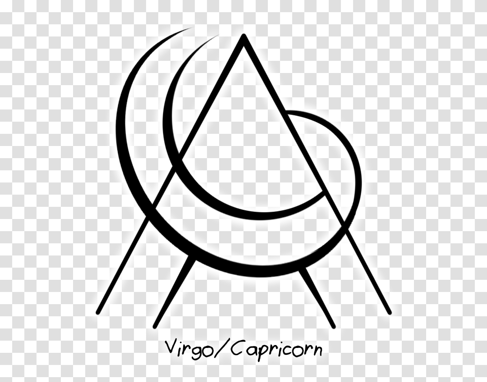 Virgocapricorn Sigil Requested By Anonymous Clipart Virgo Capricorn Sigil, Logo, Trademark, Emblem Transparent Png