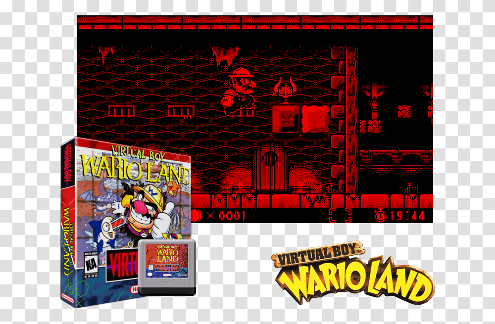 Virtual Boy Wario Land, Super Mario, Poster, Advertisement Transparent Png