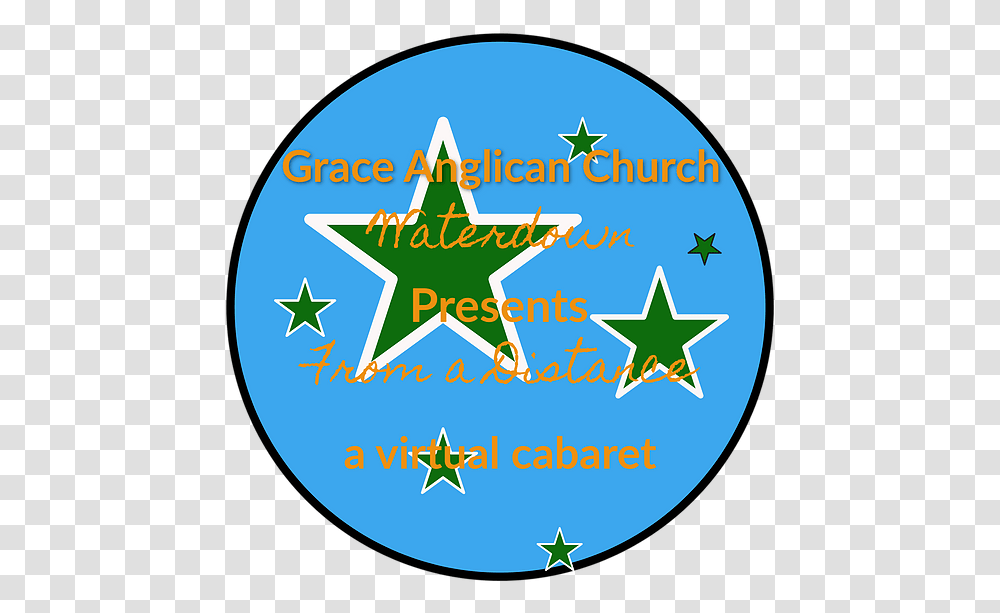 Virtual Cabaret Grace Anglican Star Background, Symbol, Star Symbol Transparent Png