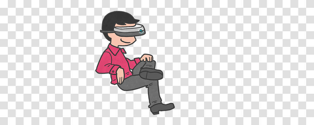 Virtual Reality Technology, Person, Chair, Furniture Transparent Png