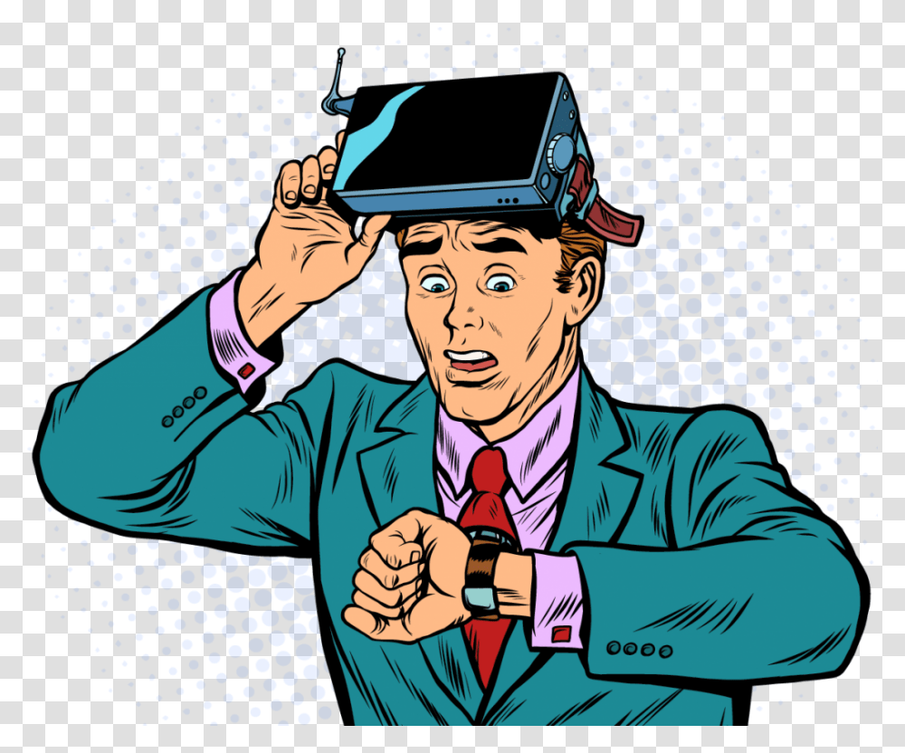 Virtual Reality Augmented Realityand Payments, Person, Hand, Tie, Magician Transparent Png
