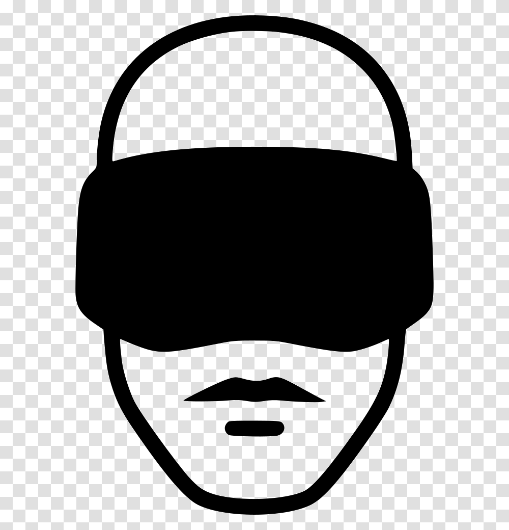 Virtual Reality Face Icon Free Download, Stencil, Baseball Cap, Hat Transparent Png