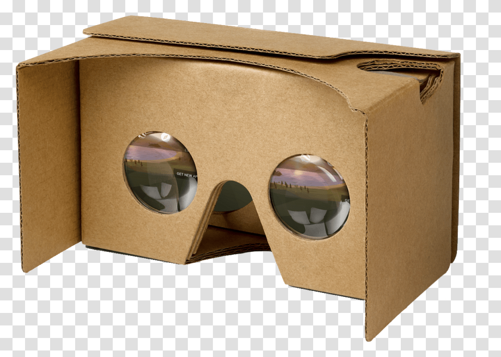 Virtual Reality Headset Samsung Vr Cardboard, Box, Mouse, Hardware, Computer Transparent Png