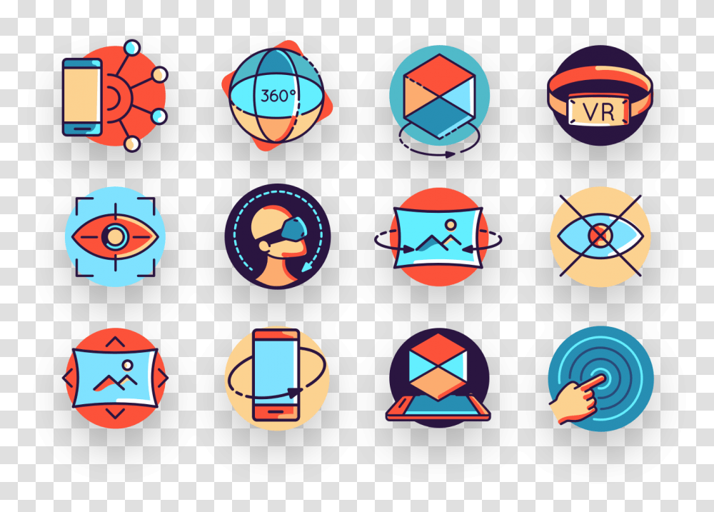 Virtual Reality Icon Pack Vertical, Label, Text, Symbol, Logo Transparent Png