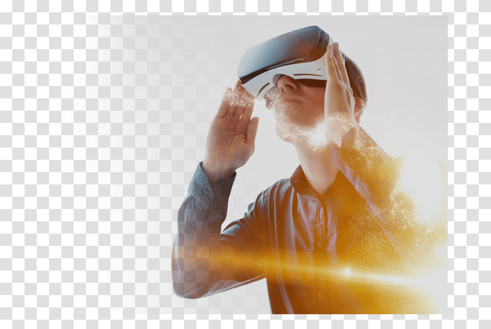 Virtual Reality Images Download, Person, Human, Face, Sunglasses Transparent Png