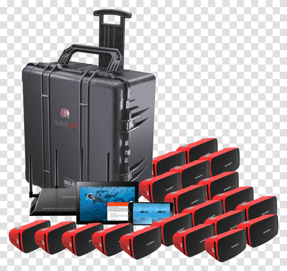 Virtual Reality Lab Google Expeditions Kit, Luggage, Suitcase Transparent Png