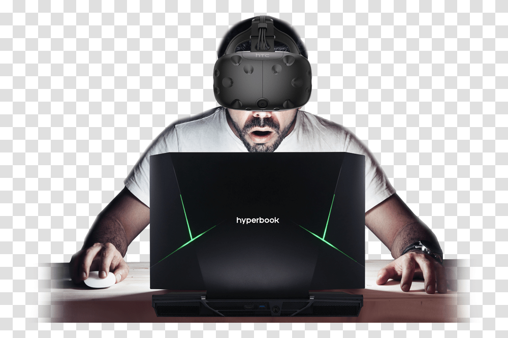 Virtual Reality Oculus Rift Oculus Vr Computer Virtual Reality, Person, Laptop, Pc, Electronics Transparent Png