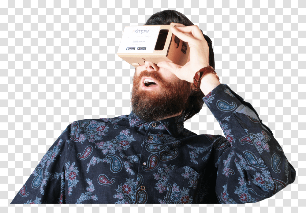 Virtual Reality People, Person, Human, Face, Beard Transparent Png