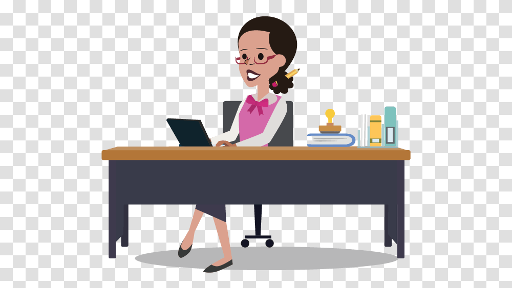 Virtual Receptionists For Accountants Accountants At Work Clipart, Person, Human, Sitting, Furniture Transparent Png