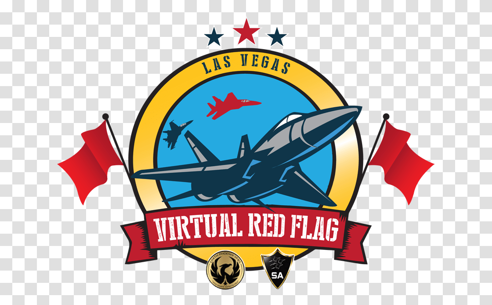 Virtual Red Flag 800px Emblem, Logo, Advertisement, Poster Transparent Png