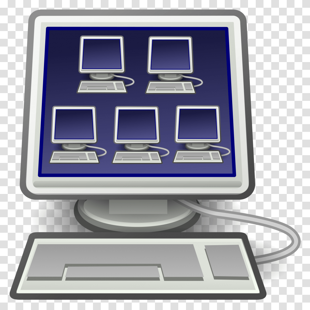 Virtualization Virtual Machine Clipart, Computer, Electronics, Pc, Desktop Transparent Png