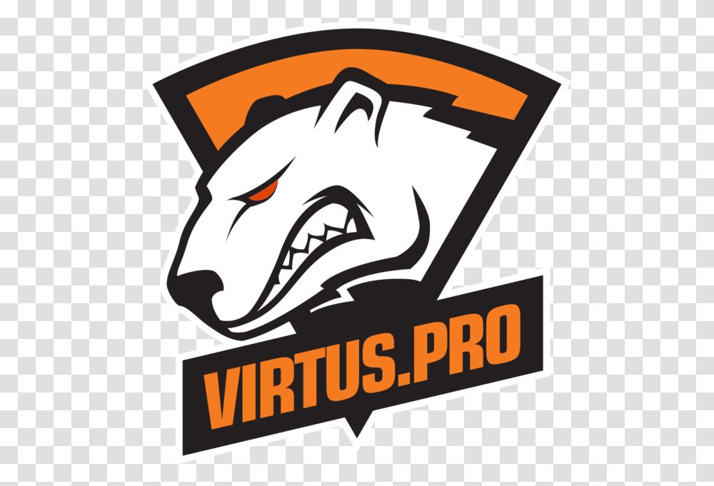 Virtus Pro Logo, Label, Poster, Advertisement Transparent Png