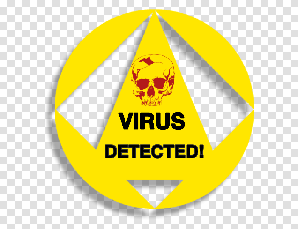 Virus Removal Virus Detected, Symbol, Logo, Trademark, Badge Transparent Png