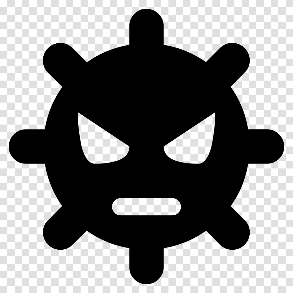 Virus, Stencil, Silhouette, Logo Transparent Png