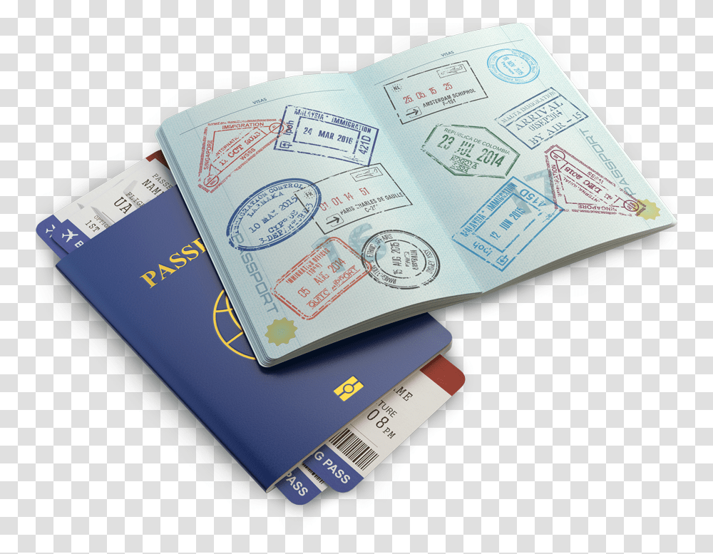Visa And Passport, Id Cards, Document Transparent Png