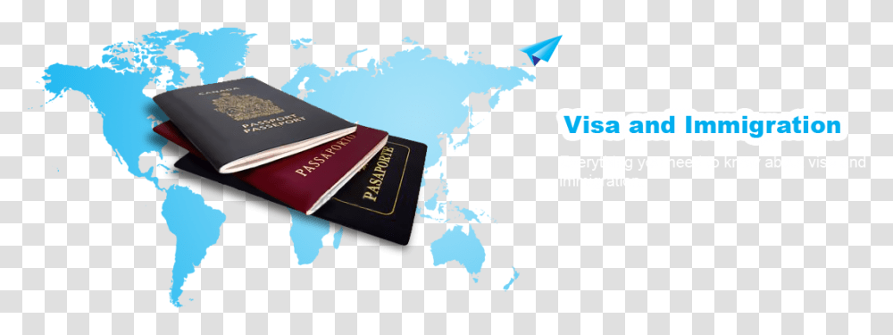 Visa Contemporary World Map, Id Cards, Document, Passport Transparent Png
