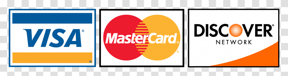 Visa Master Discover Logo Credit Card Logo, Trademark Transparent Png