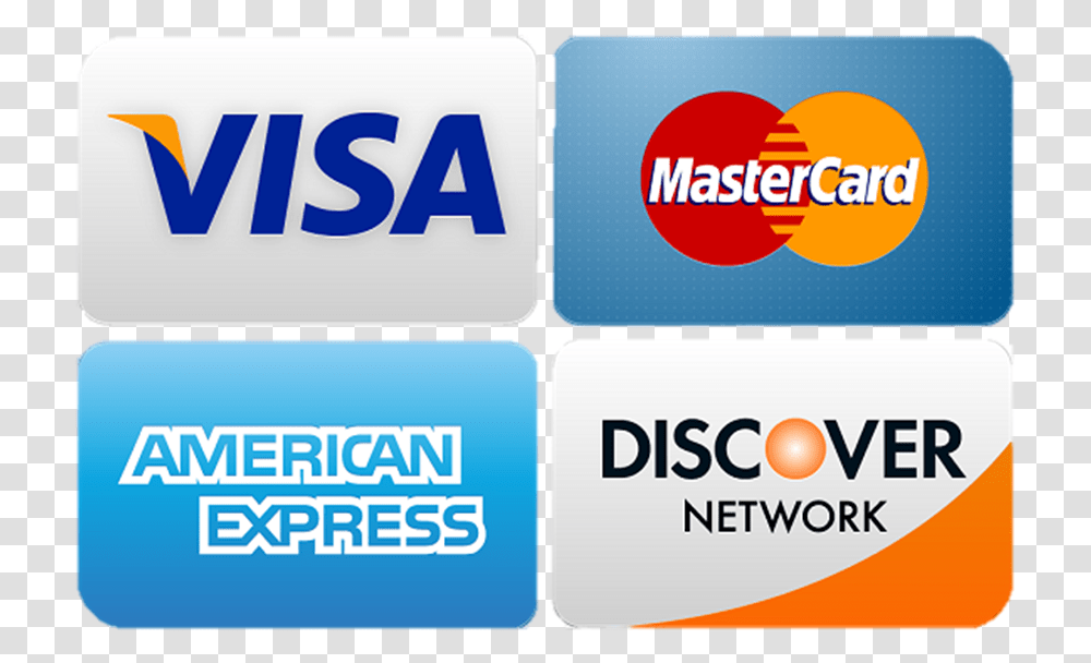 Visa Mastercard American Express Discover Logo, Credit Card, Label Transparent Png