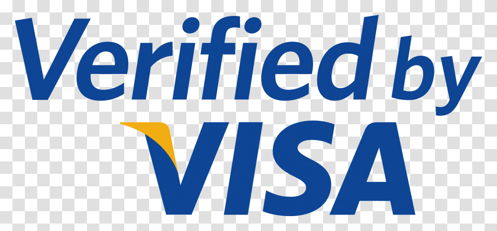 Visa Verified By Visa Logo, Word, Alphabet, Number Transparent Png