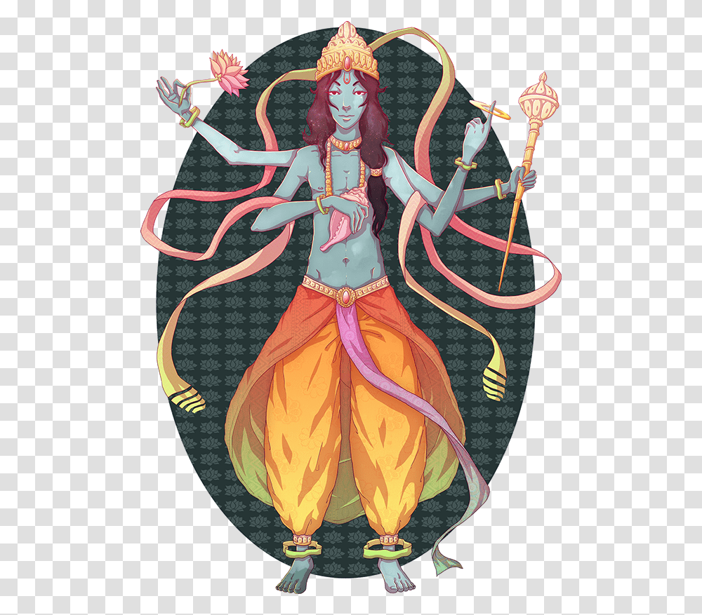 Vishnu Anime, Person, Human, Costume Transparent Png
